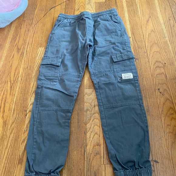 Levi’s Boys Cargo Jogger Pants Gray Size M 10–12 - Picture 6 of 8